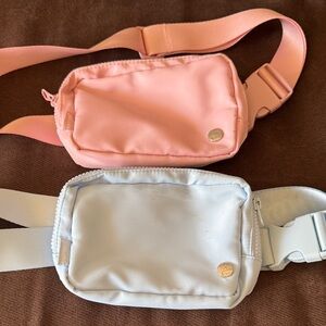 90 Degree By Reflex Pink and White Crossbody Bags